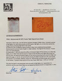 ALI, MUHAMMAD SIGNED ROUND BY ROUND SCORE SHEET FOR ALI-FRAZIER I FIGHT (1971-PSA/DNA & JSA)