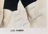 AMBERS, LOU VINTAGE SIGNED PHOTO