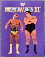 WRESTLEMANIA III PROGRAM (1987-HULK HOGAN & ANDRE THE GIANT)