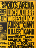 ANDRE THE GIANT-KILLER KHAN ON SITE POSTER (1981)