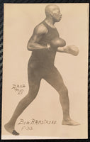 ARMSTRONG, BOB REAL PHOTO POSTCARD