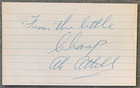 ATTELL, ABE INK SIGNED INDEX CARD (PSA/DNA)