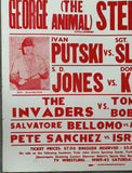 BACKLUND, BOB-GEORGE "THE ANIMAL" STEELE & IVAN PUTSKI-SGT. SLAUGHTER ON SITE POSTER (1983)