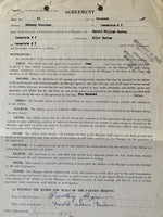 BACKUS, BILLY & ANTHONY GRAZIANO SIGNED MANAGEMENT AGREEMENT (1968)