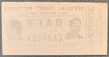 BAER, MAX-PRIMO CARNERA FULL FIGHT PICTURES TICKET (1934-BAER WINS HEAVYWEIGHT TITLE)