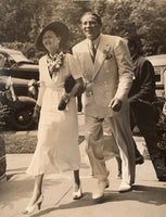 BAER, MAX & WIFE WIRE PHOTO (1935)