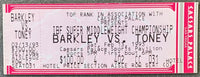 TONEY, JAMES "LIGHTS OUT"-IRAN BARKLEY ON SITE FULL TICKET (1993)