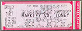 TONEY, JAMES "LIGHTS OUT"-IRAN BARKLEY ON SITE FULL TICKET (1993)
