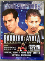 BARRERA, MARCO ANTONIO-PAULIE AYALA OFFICIAL PROGRAM (2004)