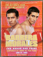 BARRERA, MARCO ANTONIO-ERIK MORALES & MIGUEL COTTO-JUSTIN JUUKO OFFICIAL PROGRAM (2002)