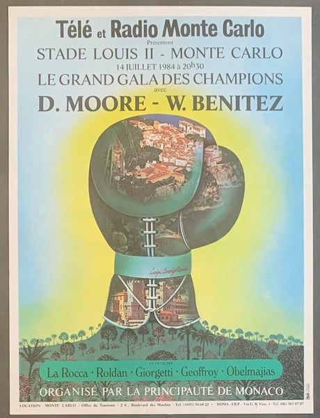 BENITEZ, WILFREDO-DAVEY MOORE ON SITE POSTER (1984)