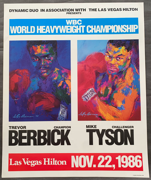 TYSON, MIKE-TREVOR BERBICK ON SITE POSTER (1986)