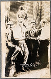 JEFFRIES, JAMES & TEX RICKARD REAL PHOTO POSTCARD (1910)