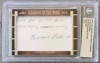 BOLANOS, ENRIQUE 2013 LEAF LEGENDS OF THE RING CUT SIGNATURE (BECKETT)