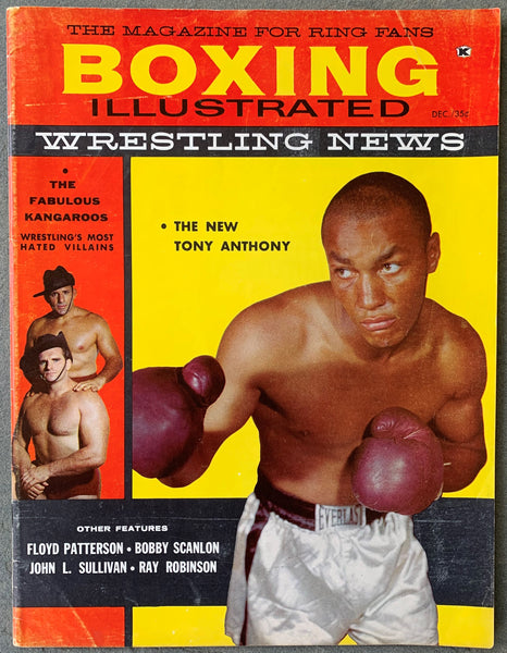 BOXING ILLUSTRATED WRESTLING NEWS DECEMBER 1958 (SECOND ISSUE)