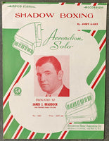BRADDOCK, JAMES J. SHEET MUSIC SHADOW BOXING (1941)