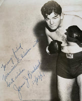 BRADDOCK, JAMES J. SIGNED PHOTO (1935-AS WORLD HEAVYWEIGHT CHAMPION)