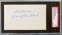 BRADDOCK, JAMES J. SIGNED INDEX CARD (SGC)