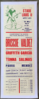 VALDEZ, RODRIGO-BENNIE BRISCOE II & EMILE GRIFFITH-RENATO GARCIA ON SITE POSTER (1974)