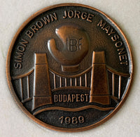 BROWN, SIMON-JORGE MAYSONET SOUVENIR MEDALLION (1989)