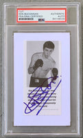 BUCHANAN, KEN SIGNED ILLUSTRATED CUT (PSA/DNA)