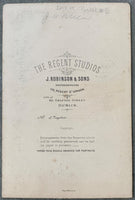 BURGE, DICK ORIGINAL CABINET CARD