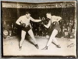 BURNS, TOMMY-PHILADELPHIA JACK O'BRIEN ORIGINAL PHOTOGRAPH (PRE FIGHT-1907)