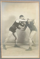 BURNS, TOMMY CABINET CARD DISPLAY OF 3