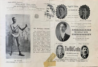 BUTLER, JOE-JACK STELZNER OFFICIAL PROGRAM (1900)