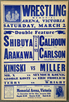 CALHOUN, HAYSTACKS & COWBOY CARLSON-KINJI SHIBUYA & MITSU ARAKAWA ON SITE POSTER (1963)