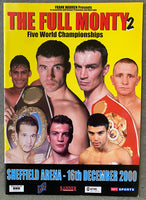 CALZAGHE, JOE-RICHIE WOODHALL OFFICIAL PROGRAM (2000)