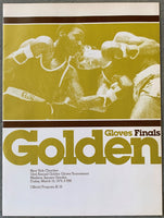 1979 NEW YORK GOLDEN GLOVES FINALS PROGRAM (CAMACHO, MOORE, RAMOS, GREEN)