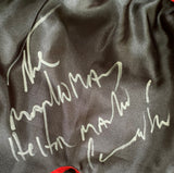 CAMACHO, HECTOR "MACHO" SIGNED BOXING TRUNKS (AUTHENTIC SIGNINGS AUTHENTICATED)