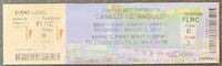 ALVAREZ, CANELO-ALFREDO ANGULLO FULL ON SITE TICKET (2014)