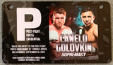 ALVAREZ, CANELO-GENNADY GOLOVKIN POST FIGHT PRESS CREDENTIAL (2017)