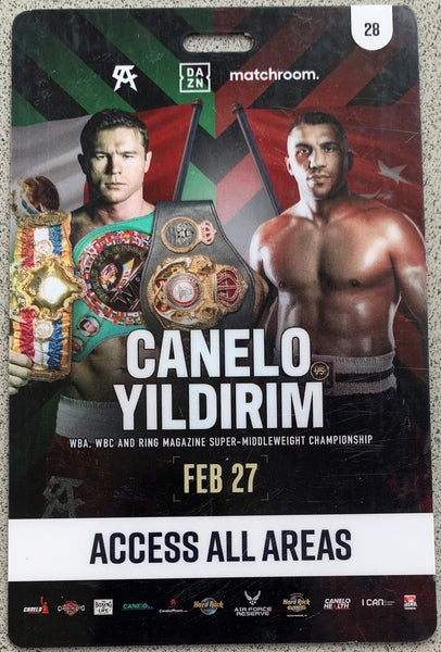 ALVAREZ, CANELO-AVNI YILDIRIM CREDENTIAL (2021)