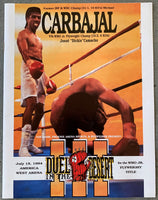 CARBAJAL, MICHAEL-JOSUE CAMACHO & JOHNNY TAPIA-OSCAR AGUILAR OFFICIAL PROGRAM (1994)