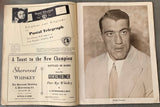 BAER, MAX-PRIMO CARNERA & JAMES J. BRADDOCK-CORN GRIFFIN OFFICIAL PROGRAM (1934)