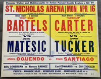 CARTER, RUBIN "HURRICANE"-JOHNNY TUCKER ON SITE POSTER (1962)