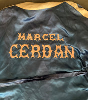 CERDAN, MARCEL FIGHT WORN ROBE