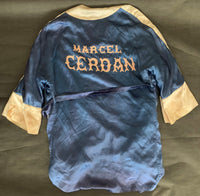 CERDAN, MARCEL FIGHT WORN ROBE