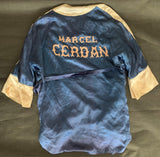 CERDAN, MARCEL FIGHT WORN ROBE