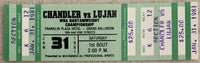 CHANDLER, JEFF-JORGE LUJAN FULL TICKET (1981)