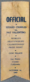 CHARLES, EZZARD-PAT VALENTINO OFFICIAL RIBBON PASS (1949)