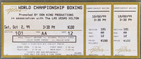 CHAVEZ, JULIO CESAR-WILLY WISE I ON SITE FULL TICKET (1999)