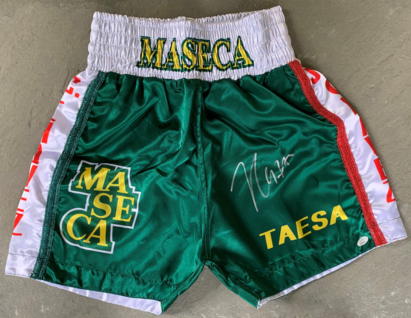 CHAVEZ, JULIO CESAR SIGNED TRUNKS (JSA)