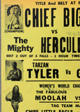 CHIEF BIG HEART-MIGHTY HERCULES ON SITE POSTER (1963)