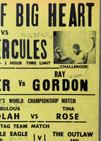 CHIEF BIG HEART-MIGHTY HERCULES ON SITE POSTER (1963)