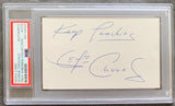 CHUVALO, GEORGE SIGNED INDEX CARD (PSA/DNA)