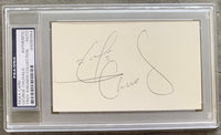 CHUVALO, GEORGE SIGNED INDEX CARD (PSA/DNA)